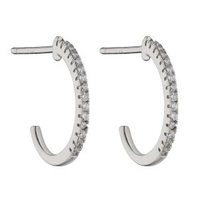 The Everyday Shimmer Gift Pack Replenishment Products-3/4 Hoop Earrings with CZ (Z1425)