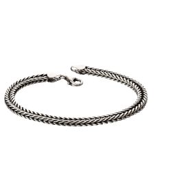 Fred Bennett Oxidised Foxtail Chain Bracelet