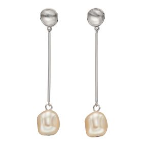 Fiorelli Pearl Drop Chain Earrings