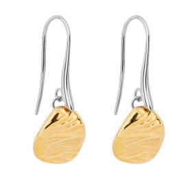 Fiorelli Ripple Effect Earrings with Yellow Gold Plating
