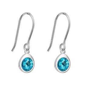 Aqua Bohemica Crystal Drop Earrings