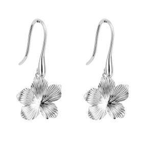 3D Floral Drop Earrings