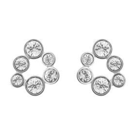 Fiorelli Bubble Stud Earrings with Clear Crystal