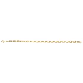 Rectangle Link Bracelet in 9ct Yellow Gold