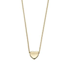 Yellow Gold Small Heart Necklace