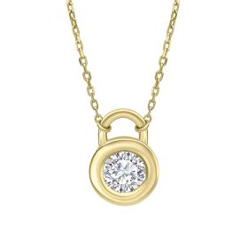 Reflections Bezel Set Necklace in Recycled 9ct Gold