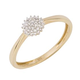 Urchin Style Diamond Cluster Ring-52