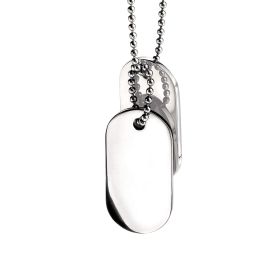 Fred Bennett Double Oval Dog Tag Necklace