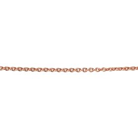 Rose Gold Plated Curb Chain with Extender