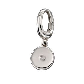 Fiorelli Small Disc Charm with Cubic Zirconia